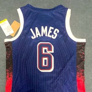 LeBron James Team USA 2024 Jersey